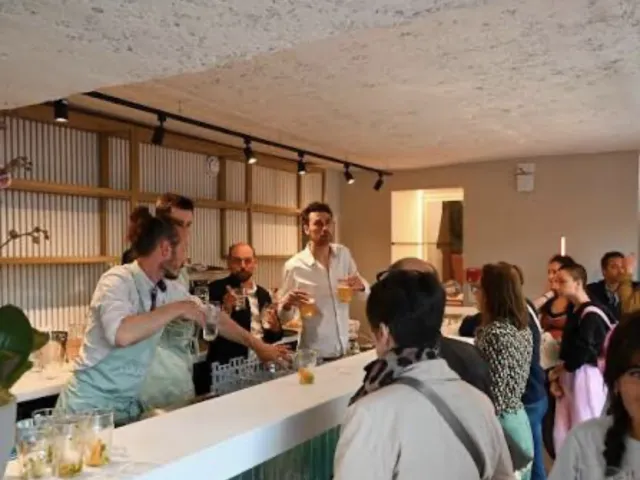 inauguration de la brasserie canopée
