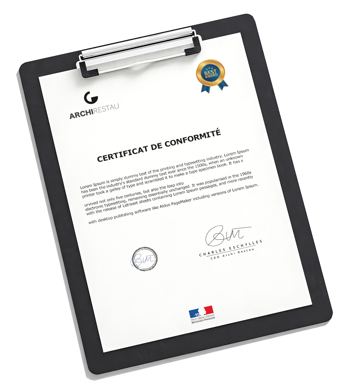 tableau d'audit restauration conformité
