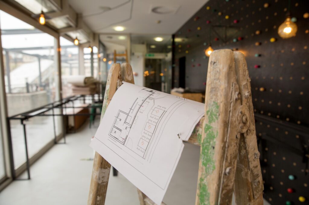aménagement salle de restaurant travaux